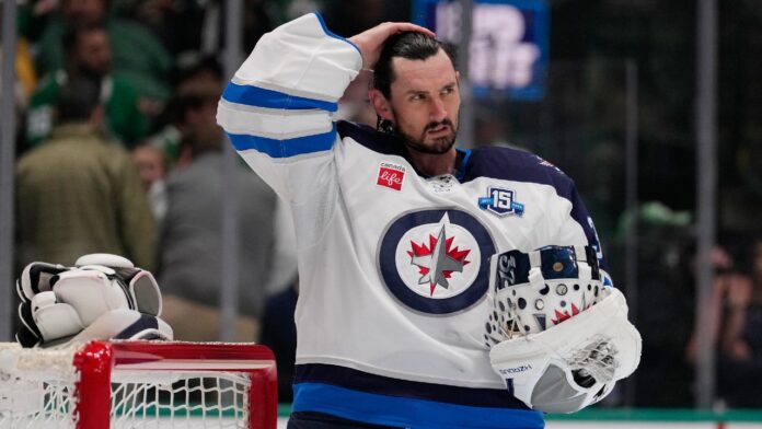 Connor Hellebuyck Makes Trade Request Public as Jets Face Major Decision